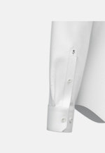 Shaped Chemise en flanelle Uni in Blanc |  Seidensticker Onlineshop