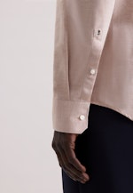 Shaped Flanellhemd Uni in Beige |  Seidensticker Onlineshop