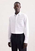 Regular Business shirt Uni in Weiß |  Seidensticker Onlineshop
