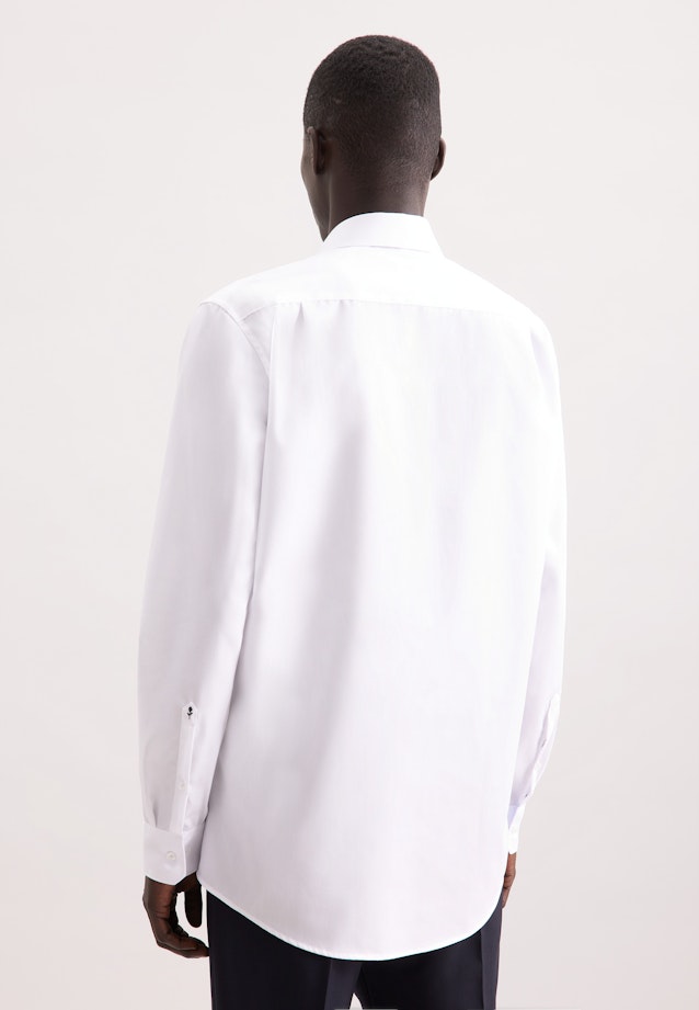 Regular Business shirt Uni in Weiß |  Seidensticker Onlineshop
