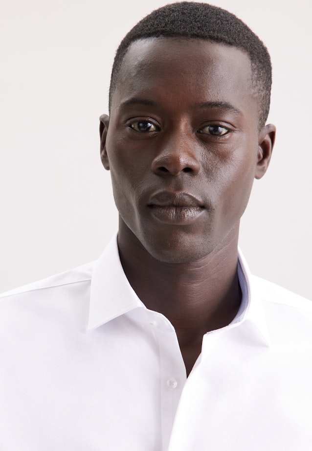 Regular Business Hemd Uni in Weiß |  Seidensticker Onlineshop