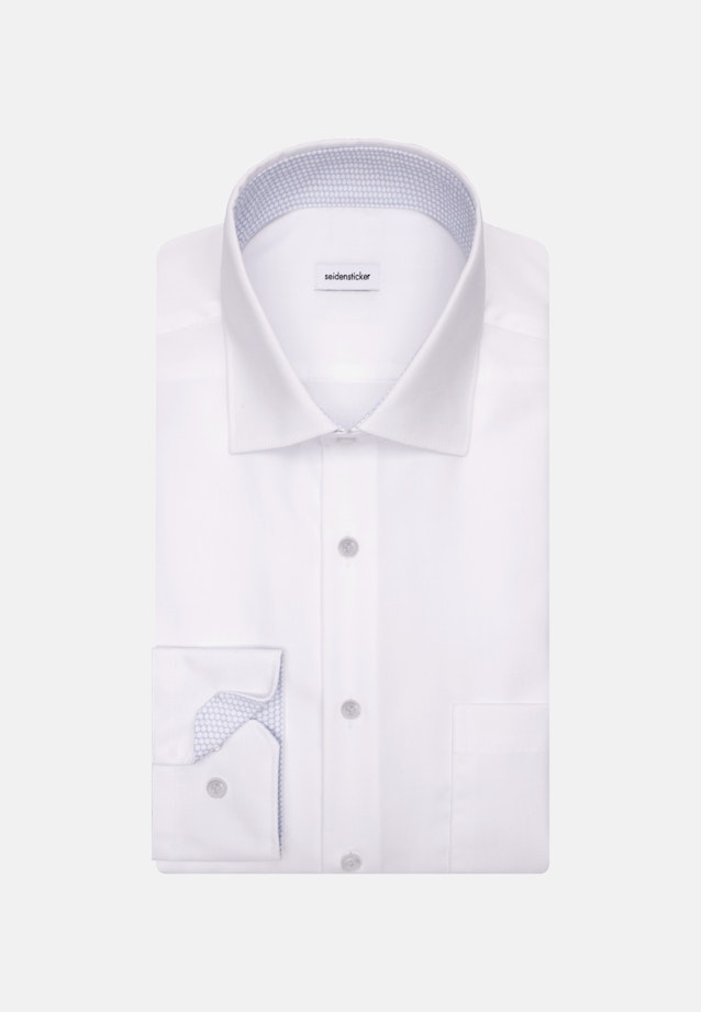 Regular Business Hemd Uni in Weiß |  Seidensticker Onlineshop