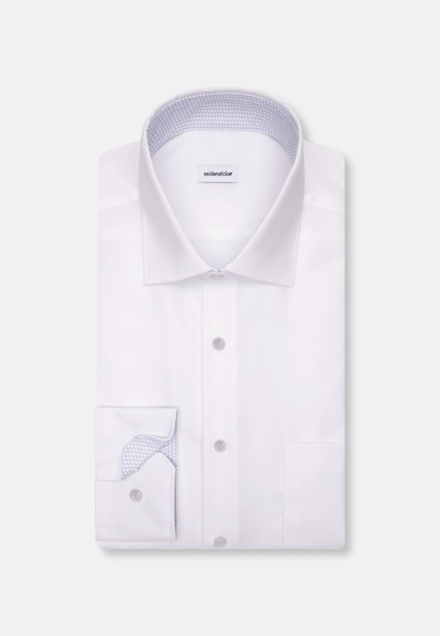Regular Business shirt Uni in Weiß |  Seidensticker Onlineshop