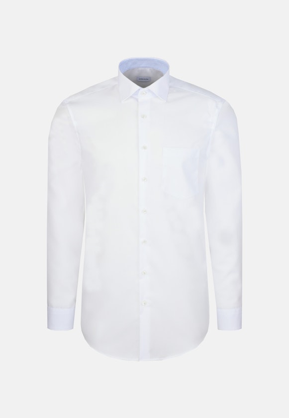 Regular Business shirt Uni in Weiß |  Seidensticker Onlineshop