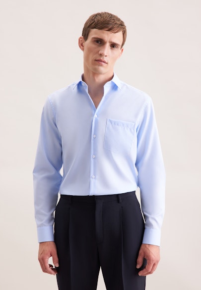 Regular Business Hemd Uni in Hellblau |  Seidensticker Onlineshop