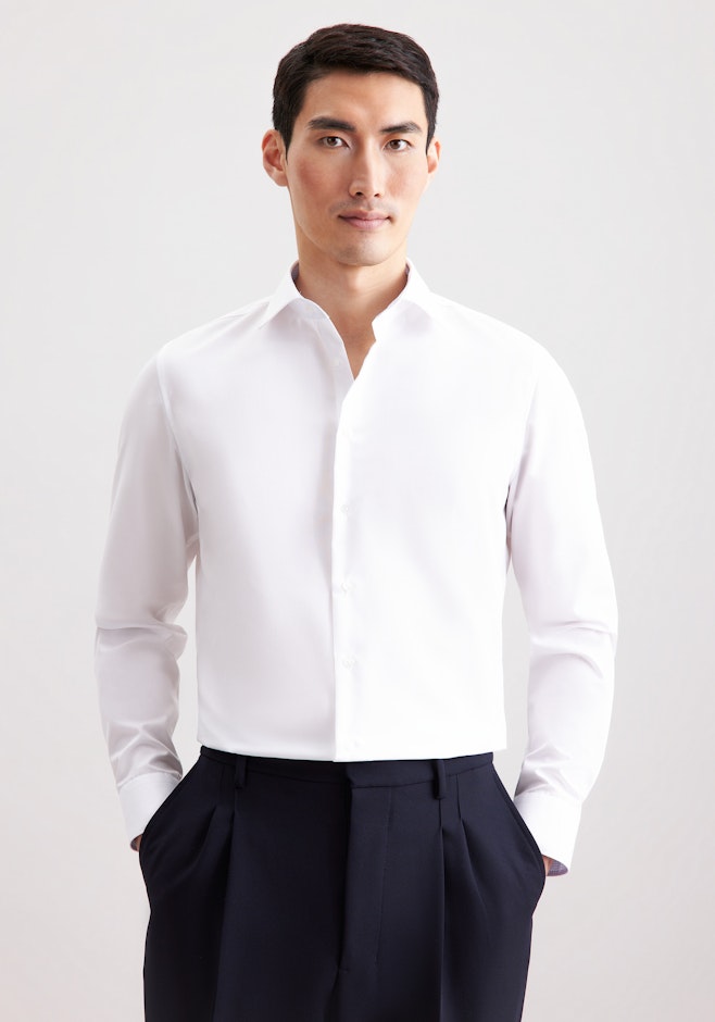 X-Slim Chemise d'affaires Uni dans Blanc | Boutique en ligne Seidensticker