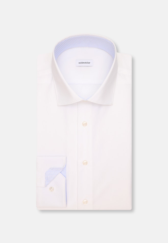 X-Slim Chemise d'affaires Uni dans Blanc | Boutique en ligne Seidensticker