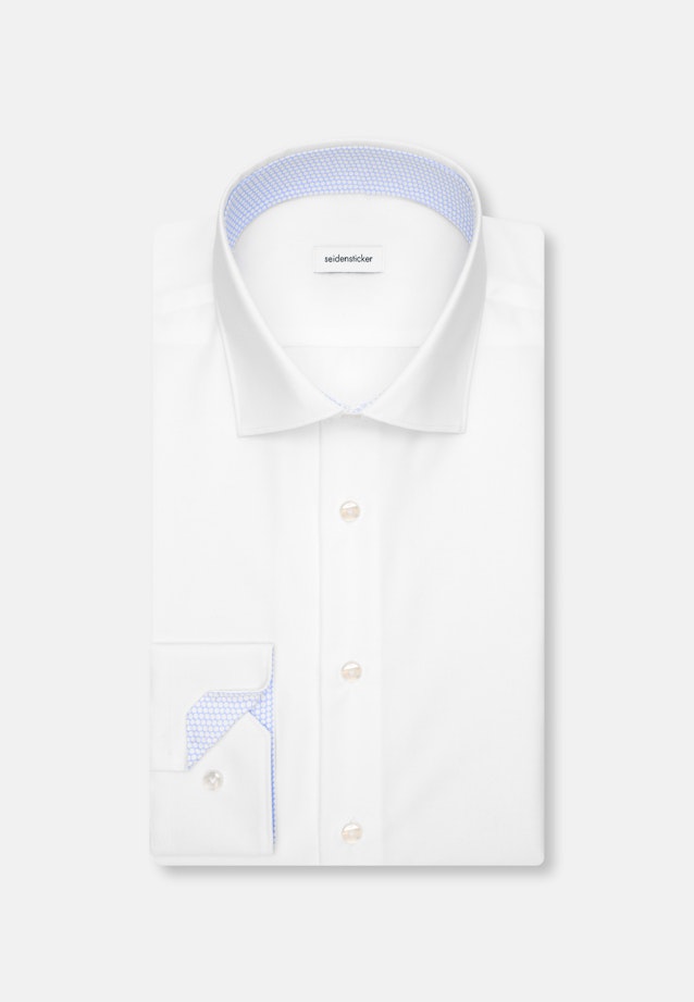 X-Slim Business Hemd Uni in Weiß |  Seidensticker Onlineshop