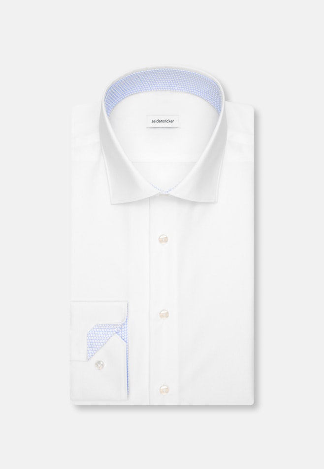 X-Slim Business shirt Uni in Weiß | Seidensticker online shop