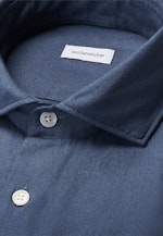 Regular Flanellhemd Pepita in Dunkelblau |  Seidensticker Onlineshop