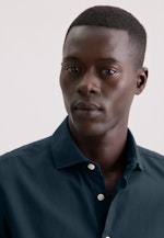 Slim Flanellhemd Pepita in Dunkelblau |  Seidensticker Onlineshop