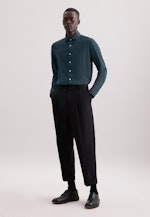 Slim Flanellhemd Pepita in Dunkelblau |  Seidensticker Onlineshop