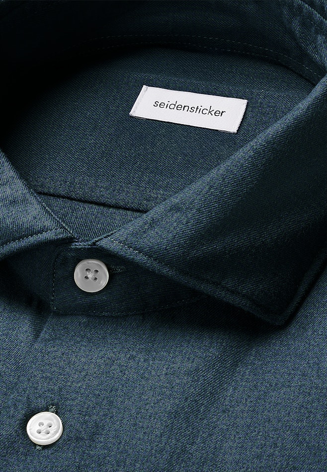 Slim Flanellhemd Pepita in Dunkelblau | Seidensticker Onlineshop
