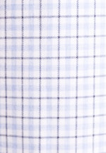 Regular Chemise en flanelle carreaux in Bleu Moyen |  Seidensticker Onlineshop