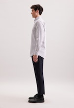 Regular Flanellhemd Karo in Grau |  Seidensticker Onlineshop