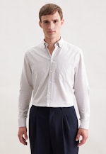 Regular Chemise en flanelle carreaux in Beige |  Seidensticker Onlineshop