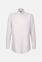 Regular Flanellhemd Karo in Beige |  Seidensticker Onlineshop