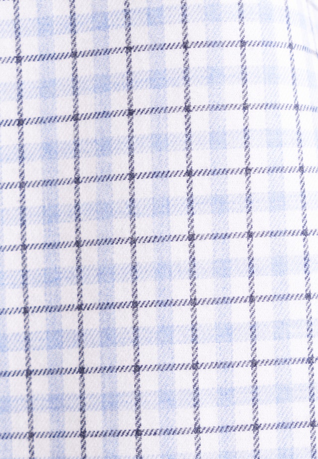 Slim Chemise en flanelle carreaux in Bleu Moyen |  Seidensticker Onlineshop