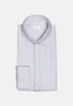 Slim Chemise en flanelle carreaux in Bleu Moyen |  Seidensticker Onlineshop