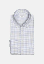 Slim Chemise en flanelle carreaux in Bleu Moyen |  Seidensticker Onlineshop