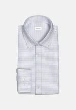 Slim Chemise en flanelle carreaux in Bleu Moyen |  Seidensticker Onlineshop