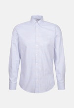 Slim Flanellhemd Karo in Mittelblau |  Seidensticker Onlineshop