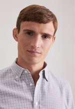 Slim Flannel shirt Check in Grey |  Seidensticker Onlineshop