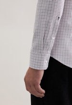 Slim Flannel shirt Check in Grey |  Seidensticker Onlineshop