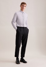 Slim Flanellhemd Karo in Grau |  Seidensticker Onlineshop