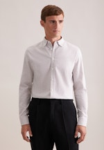 Slim Chemise en flanelle carreaux in Beige |  Seidensticker Onlineshop