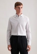 Slim Flanellhemd Karo in Beige |  Seidensticker Onlineshop