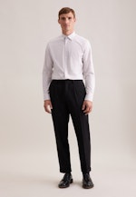 Slim Flanellhemd Karo in Beige |  Seidensticker Onlineshop