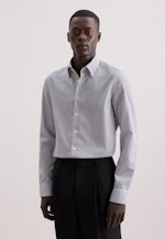 Shaped Business shirt Check in Dunkelblau |  Seidensticker Onlineshop