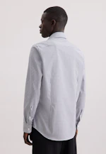 Shaped Chemise d'affaires carreaux in Bleu Foncé |  Seidensticker Onlineshop