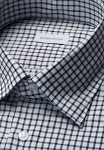 Shaped Business shirt Check in Dunkelblau |  Seidensticker Onlineshop