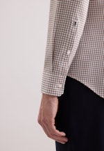 Shaped Business shirt Check in Braun |  Seidensticker Onlineshop