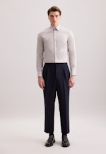 Shaped Business shirt Check in Braun |  Seidensticker Onlineshop