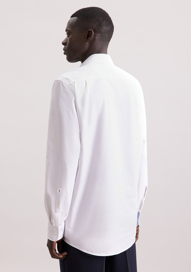Regular Performance-Hemd Uni in Weiß | Seidensticker Onlineshop