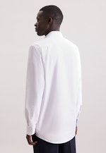 Regular Chemise Performance Uni in Blanc |  Seidensticker Onlineshop