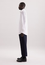 Regular Chemise Performance Uni in Blanc |  Seidensticker Onlineshop