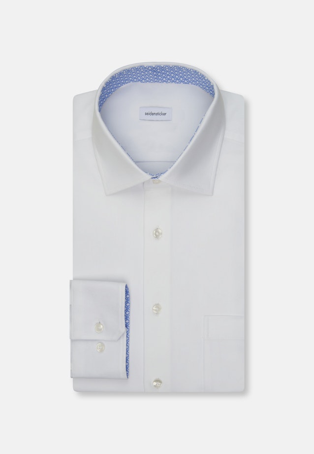 Regular Performance-Hemd Uni in Weiß |  Seidensticker Onlineshop