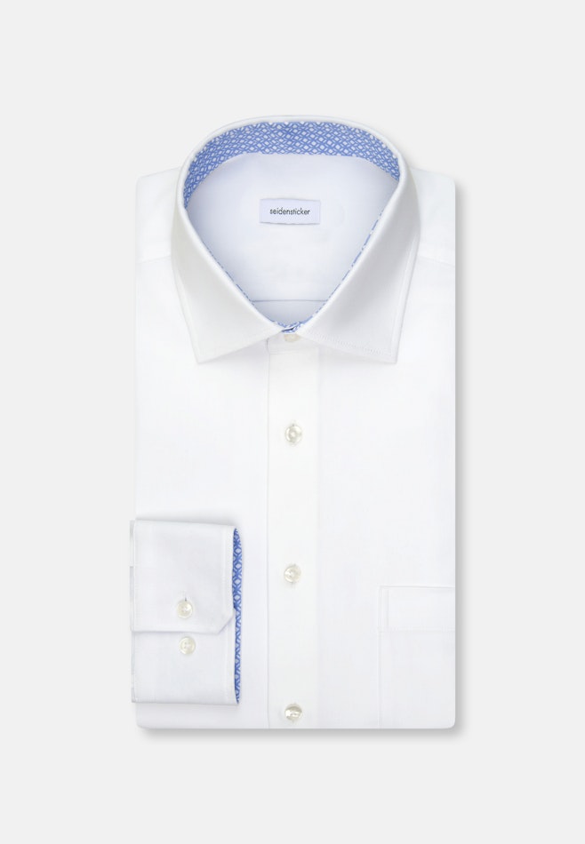 Regular Performance-Hemd Uni in Weiß | Seidensticker Onlineshop