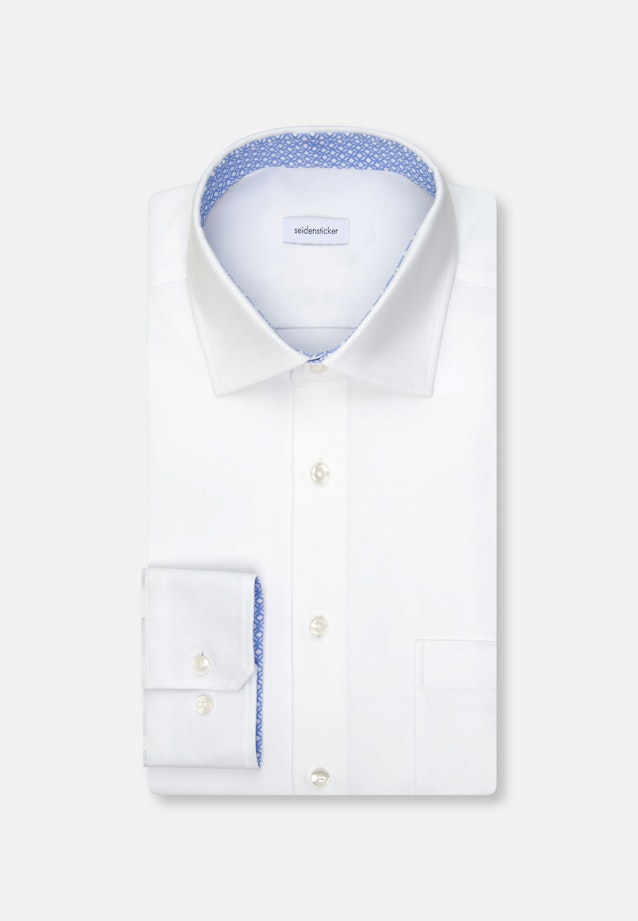 Regular Performance-Hemd Uni in Weiß |  Seidensticker Onlineshop