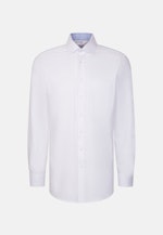 Regular Chemise Performance Uni in Blanc |  Seidensticker Onlineshop