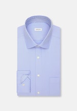 Regular Performance-Hemd Uni in Mittelblau |  Seidensticker Onlineshop