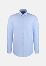 Regular Performance-Hemd Uni in Mittelblau |  Seidensticker Onlineshop