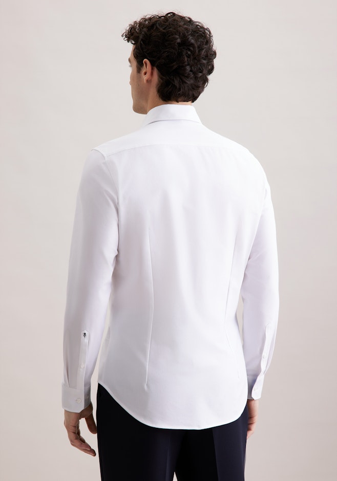 Slim Performance-Hemd Uni in Weiß | Seidensticker Onlineshop