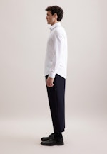 Slim Chemise Performance Uni in Blanc |  Seidensticker Onlineshop