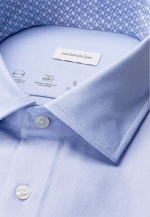 Slim Performance-Hemd Uni in Mittelblau |  Seidensticker Onlineshop