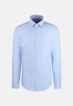 Slim Performance-Hemd Uni in Mittelblau |  Seidensticker Onlineshop